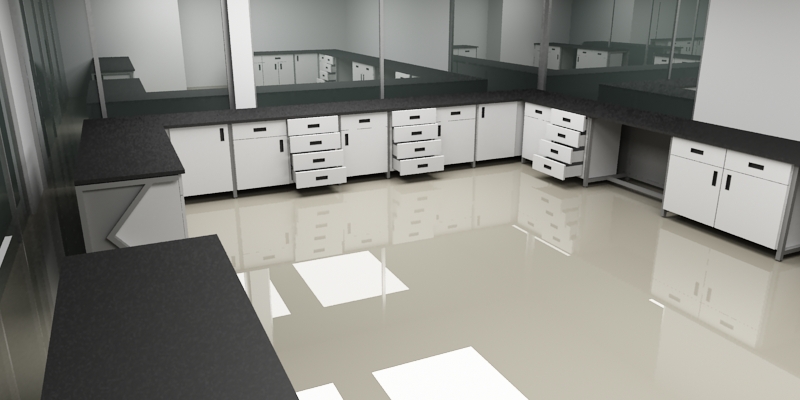 Render de área de instrumentación